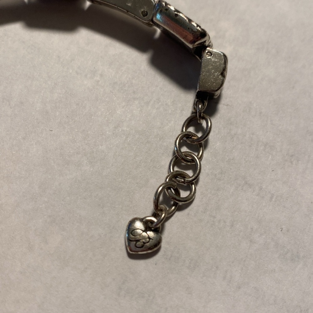 Brighton vintage Regina silver and hammered gold‎ link bracelet - Picture 5 of 7